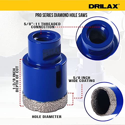 Pro Series 1.5" Diamond Home Saw | 5/8"-11 Connection