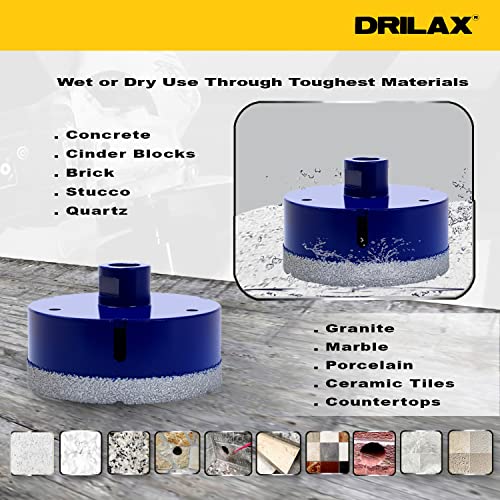 4 Inch Diamond Hole Saw Core Drill Bit | Concrete, Granite & Tile