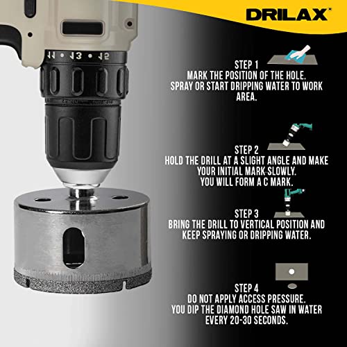 2 inch Chrome Series Diamond Hole Saw Drill Bit