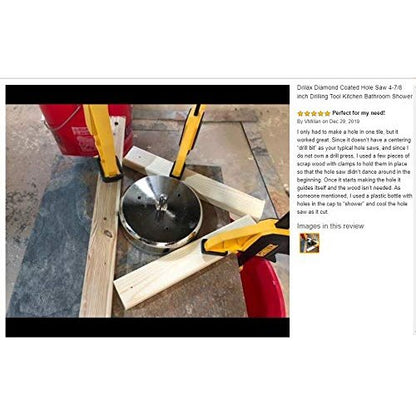 4-1/4 inch Chrome Series Diamond Hole Saw Drill Bit