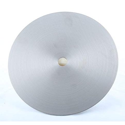 Back of the 6 inch lap disc showing the steel backing