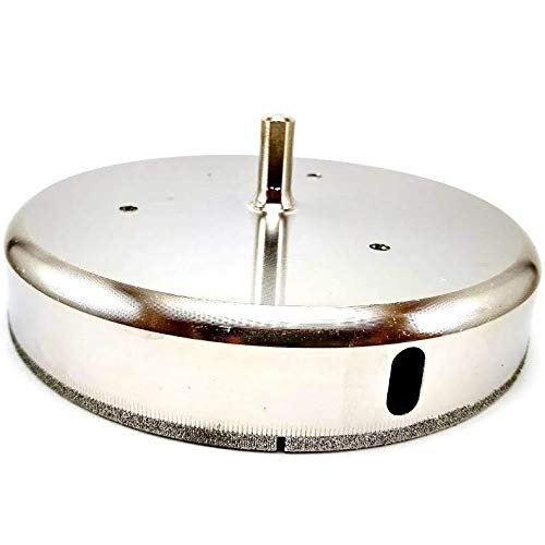 7-1/2 inch chrome diamond hole saw with 3/8 inch shank