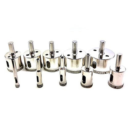 DRILAX diamond hole saw drill bit set in various sizes for precision drilling in hard materials