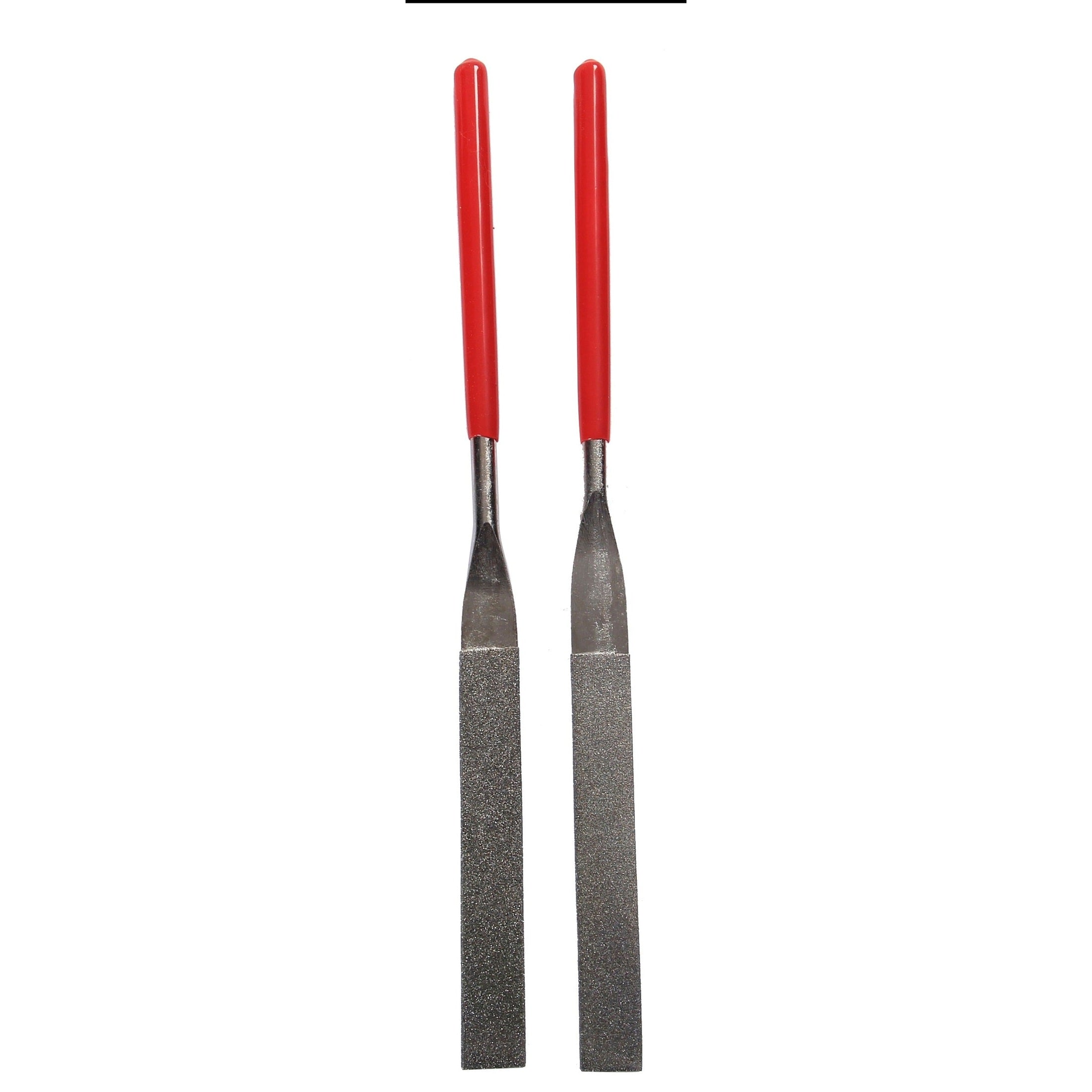 Edward Tools 10 Piece Diamond Needle File Set - Harden Alloy Steel With Precision Diamond Coating Grit - Tool For Metal, Wood, Jewelry Making, Hobby - Includes Round, Flat, Square Files, Etc