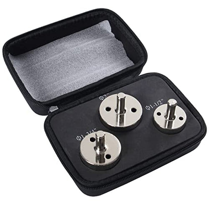 DRILAX ceramic tile diamond drill bits kit with three sizes in a durable carrying case