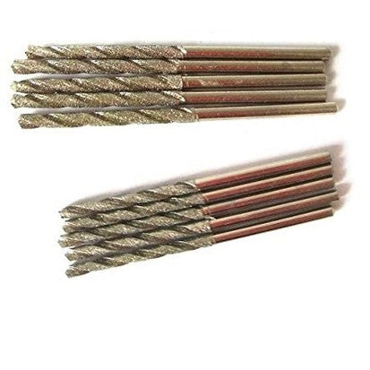 DRILAX diamond drill bits for sea glass with durable twisted steel shafts for precision drilling