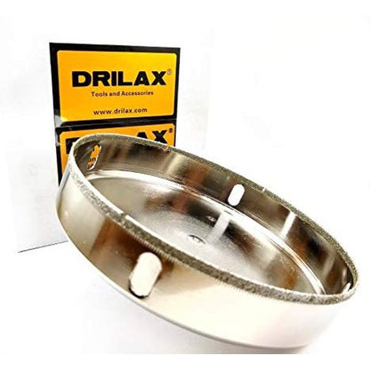 DRILAX tile hole saw for porcelain and ceramic with durable diamond-coated edge for precise cutting